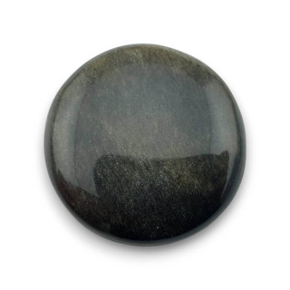 Gold obsidian cabochon fi 26 mm no 52