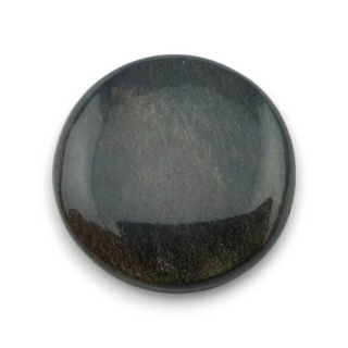 Gold obsidian cabochon fi 26 mm no 52