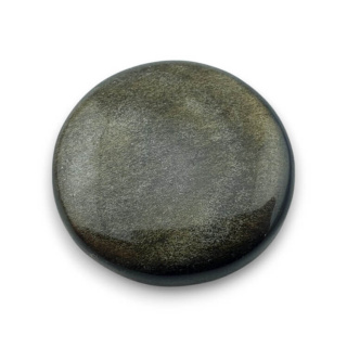 Gold obsidian cabochon fi 26 mm no 54