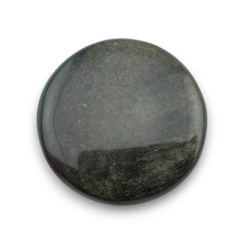 Obsydian złoty kaboszon fi 27 mm nr 44 Obsydian złoty kaboszon fi 27 mm nr 44
