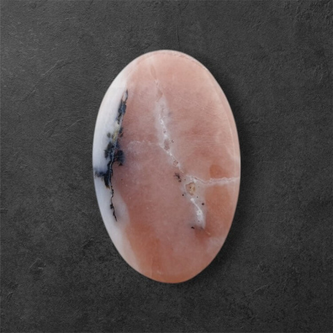 Pink opal cabochon 24x15 mm no 125 Pink opal cabochon 24x15 mm no 125