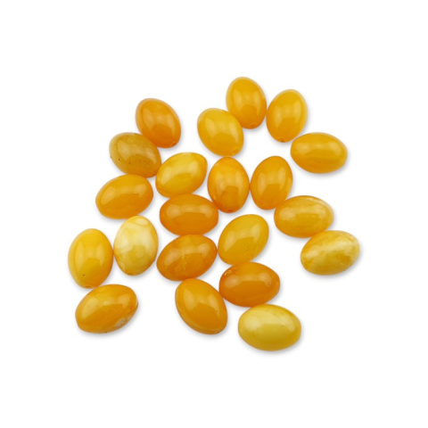 Baltic amber milky bead oval 9x7 mm Baltic amber milky bead oval 9x7 mm