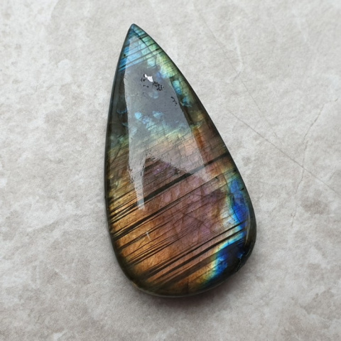 Labradorite cabochon 28x20 mm no. B83 Labradorite cabochon 28x20 mm no. B83