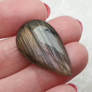 Labradoryt kaboszon 30x18 mm nr B116