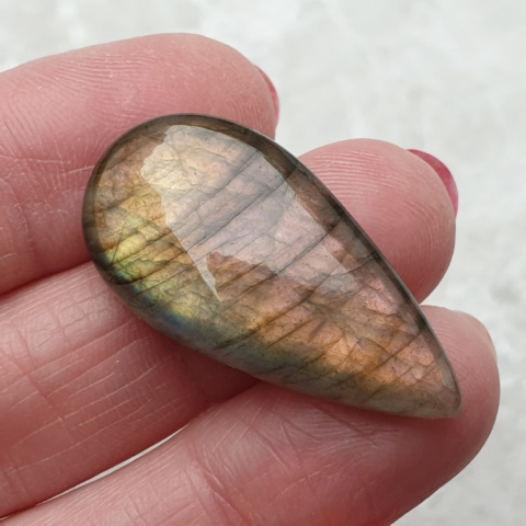 Labradorite cabochon 34x17 mm no B109 Labradorite cabochon 34x17 mm no B109