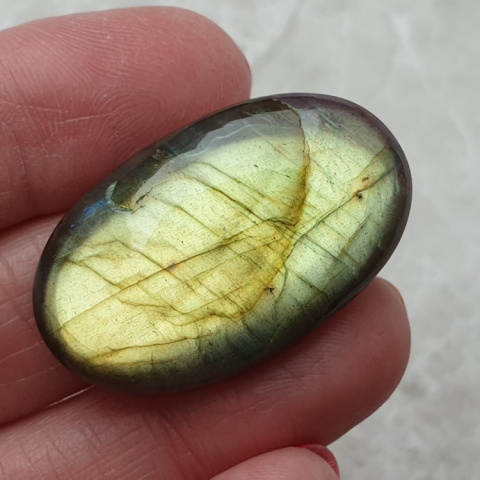 Labradorite cabochon 35x21 mm no. B111 Labradorite cabochon 35x21 mm no. B111