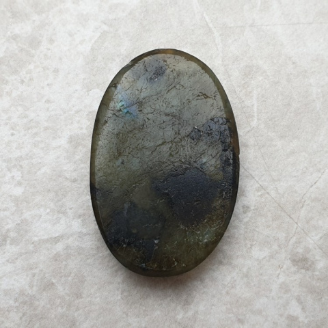 Labradorite cabochon 40x19 mm no. B142 Labradorite cabochon 40x19 mm no. B142