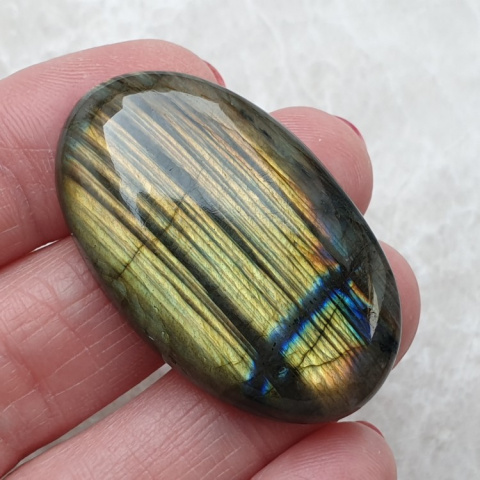 Labradorite cabochon 40x25 mm no B143 Labradorite cabochon 40x25 mm no B143