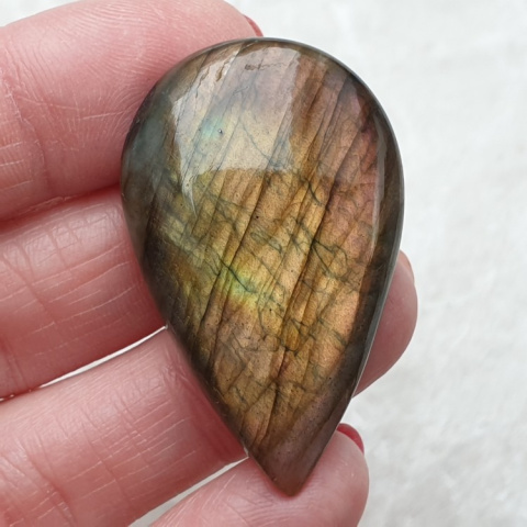 Labradorite cabochon 42x26 mm no. B90 Labradorite cabochon 42x26 mm no. B90