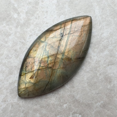 Labradorite cabochon 45x22 mm no B75 Labradorite cabochon 45x22 mm no B75