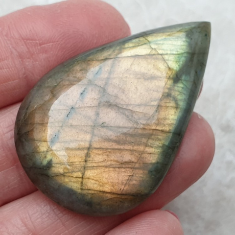 Labradorite cabochon 45x29 mm no. B94 Labradorite cabochon 45x29 mm no. B94