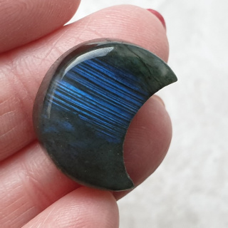 Labradoryt kaboszon księżyc 22x18 mm nr 221
