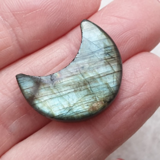 Labradoryt kaboszon księżyc 23x18 mm nr 213
