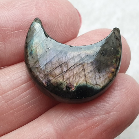 Labradorite cabochon moon 23x19 mm no 231 Labradorite cabochon moon 23x19 mm no 231