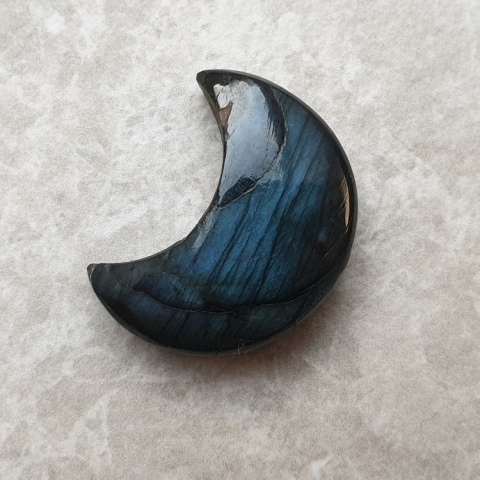 Labradorite cabochon moon 24x19 mm no. 200 Labradorite cabochon moon 24x19 mm no. 200
