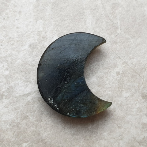 Labradorite cabochon moon 25x22 mm no. 198 Labradorite cabochon moon 25x22 mm no. 198