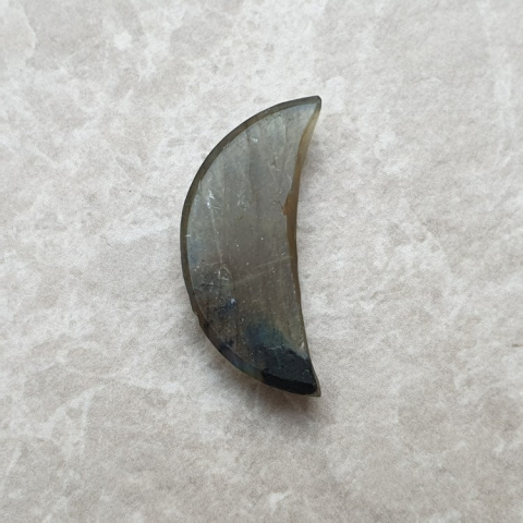 Labradorite cabochon moon 26x12 mm no 204 Labradorite cabochon moon 26x12 mm no 204