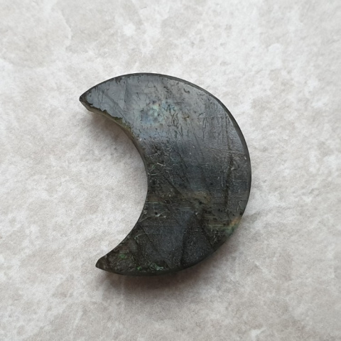 Labradorite cabochon moon 26x21 mm no 230 Labradorite cabochon moon 26x21 mm no 230