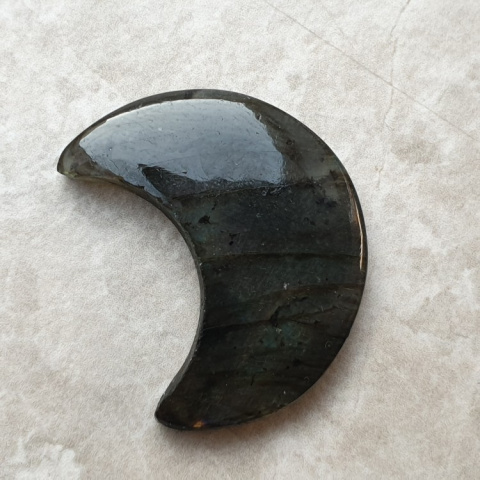 Labradorite cabochon moon 27x21 mm no. 163 Labradorite cabochon moon 27x21 mm no. 163