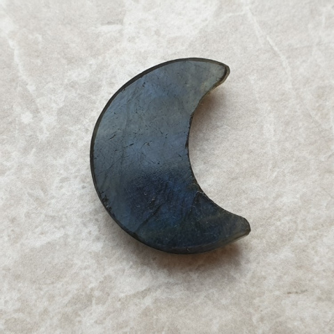 Labradorite cabochon moon 27x21 mm no 193 Labradorite cabochon moon 27x21 mm no 193