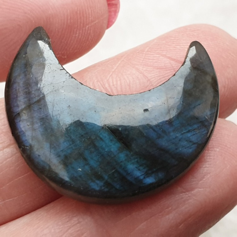 Labradorite cabochon moon 28x23 mm no 232 Labradorite cabochon moon 28x23 mm no 232