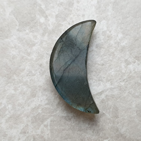 Labradorite cabochon moon 29x14 mm no. 245 Labradorite cabochon moon 29x14 mm no. 245