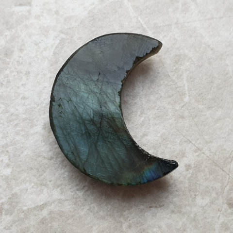 Labradorite cabochon moon 29x22 mm no 202 Labradorite cabochon moon 29x22 mm no 202