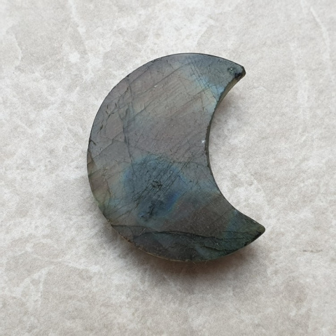 Labradorite cabochon moon 30x24 mm no 201 Labradorite cabochon moon 30x24 mm no 201