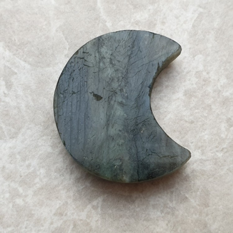 Labradorite cabochon moon 31x26 mm no 194 Labradorite cabochon moon 31x26 mm no 194
