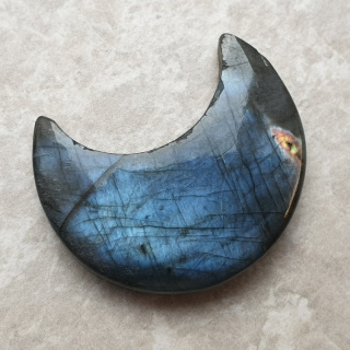 Labradoryt kaboszon księżyc 31x26 mm nr 205