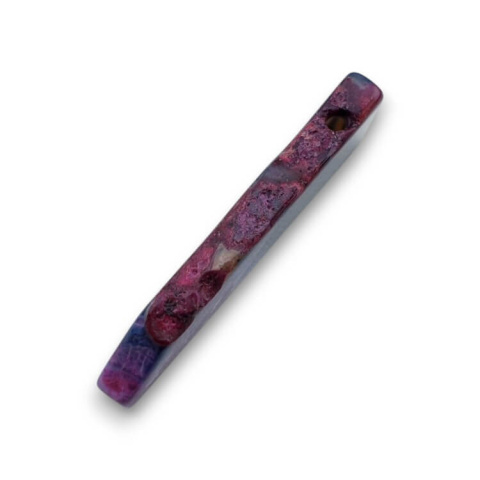 Agate fire icicle 40x15 mm no 161 Agate fire icicle 40x15 mm no 161