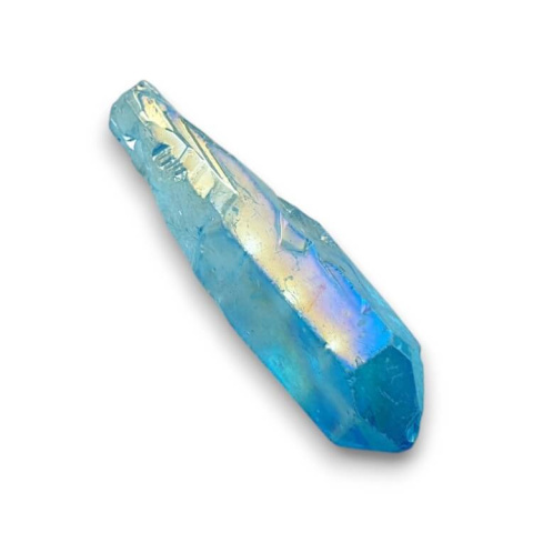 Quartz aqua aura icicle 50x14 mm no. 76 Quartz aqua aura icicle 50x14 mm no. 76