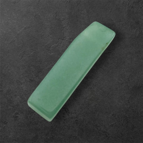 Green aventurine icicle 37x10 mm no 124 Green aventurine icicle 37x10 mm no 124