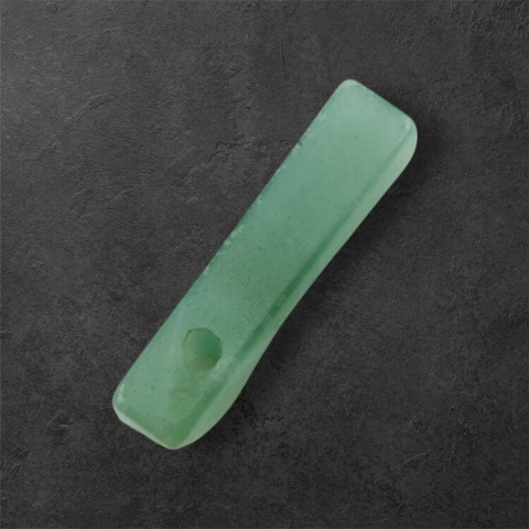 Aventurine green icicle 37x10 mm No 128 Aventurine green icicle 37x10 mm No 128