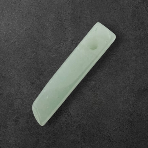 Aventurine green icicle 37x9 mm no. 130 Aventurine green icicle 37x9 mm no. 130