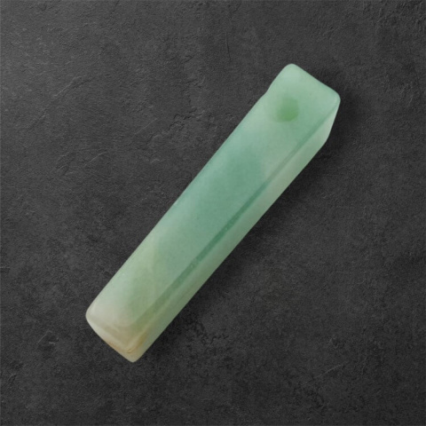 Aventurine green icicle 41x11 mm no. 113 Aventurine green icicle 41x11 mm no. 113