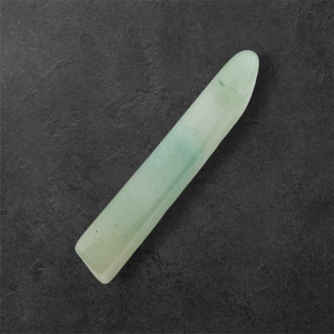 Green aventurine icicle 42x12 mm No 129 Green aventurine icicle 42x12 mm No 129