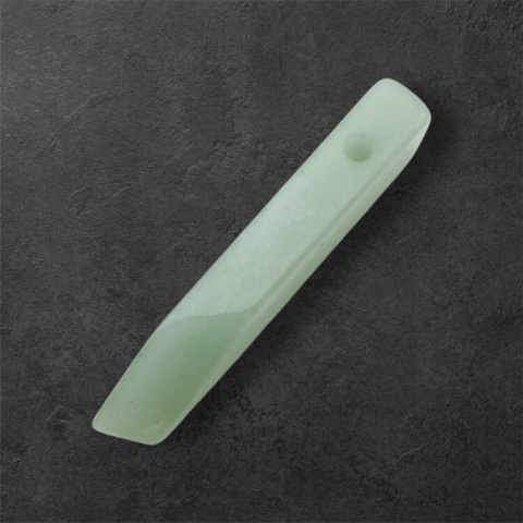 Green aventurine icicle 43x11 mm no 114 Green aventurine icicle 43x11 mm no 114