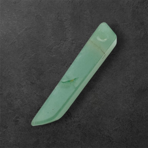 Green aventurine icicle 46x10 mm No 137 Green aventurine icicle 46x10 mm No 137