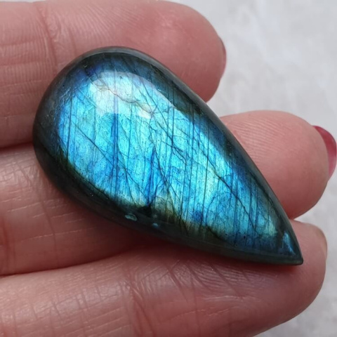 Labradorite cabochon 36x20 mm no. B241 Labradorite cabochon 36x20 mm no. B241
