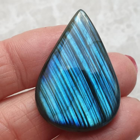 Labradorite cabochon 36x25 mm no. B274 Labradorite cabochon 36x25 mm no. B274