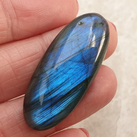 Labradorite cabochon 40x17 mm no. B225 Labradorite cabochon 40x17 mm no. B225