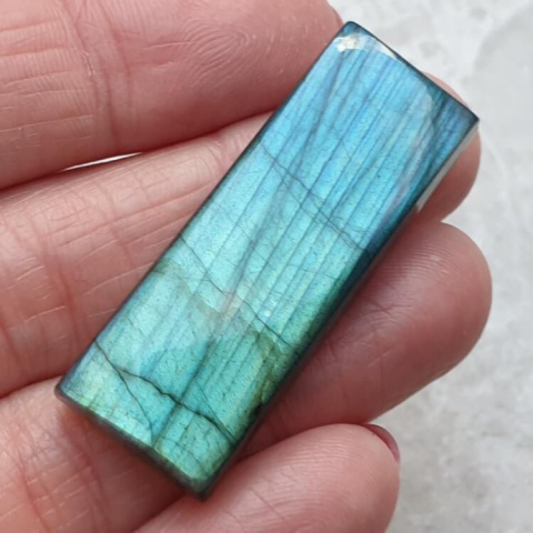 Labradorite cabochon 41x15 mm no B273 Labradorite cabochon 41x15 mm no B273