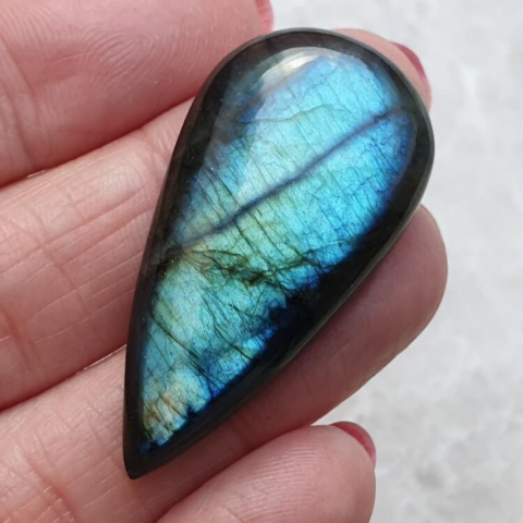 Labradorite cabochon 41x21 mm no B252 Labradorite cabochon 41x21 mm no B252
