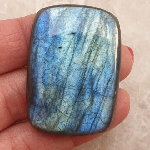 Labradorite cabochon 44x32 mm no. B224 Labradorite cabochon 44x32 mm no. B224