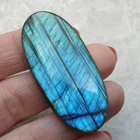 Labradorite cabochon 51x24 mm no B305 Labradorite cabochon 51x24 mm no B305
