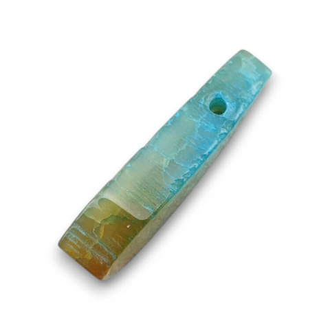 Agate crackle icicle 38x15 mm no 108 Agate crackle icicle 38x15 mm no 108