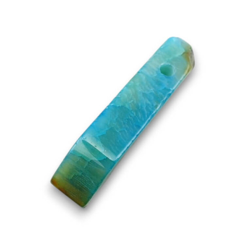 Agate crackle icicle 38x17 mm no 112 Agate crackle icicle 38x17 mm no 112