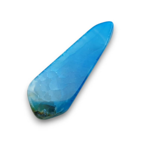 Agate crackle icicle 41x15 mm no 123 Agate crackle icicle 41x15 mm no 123