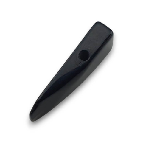 Obsidian black icicle 30x11 mm no 206 Obsidian black icicle 30x11 mm no 206